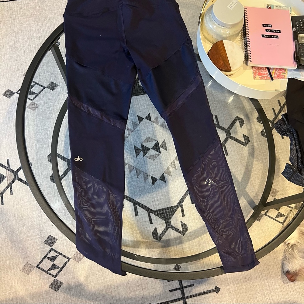 Alo Mesh Detail Leggings-medium